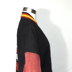 KC CHIEFS LEATHER SUEDE JACKET XXL